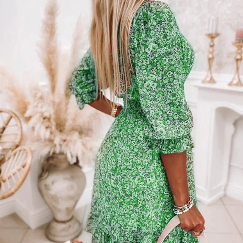 Brenelle™ | Vestido Floral Clásico