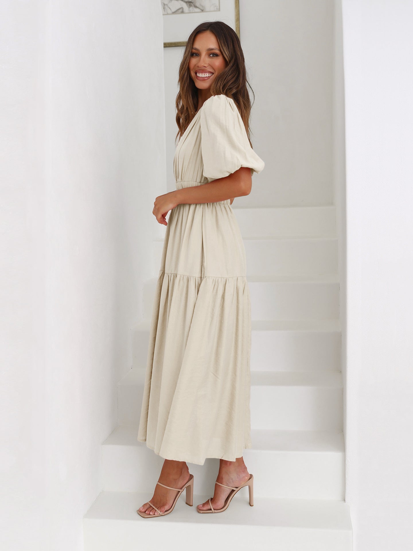 Lucilia™ | Vestido Sophisticated de Manga Abullonada (Casi Agotado)