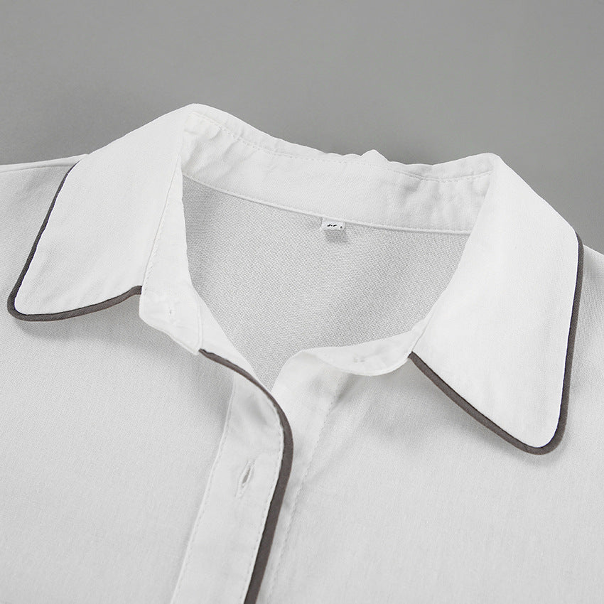 Meri™ | Conjunto de Camisa con Cinturón de Lujo