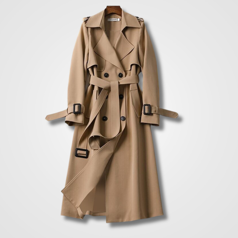 Rabiya™ | Abrigo Trench Clásico de Lujo