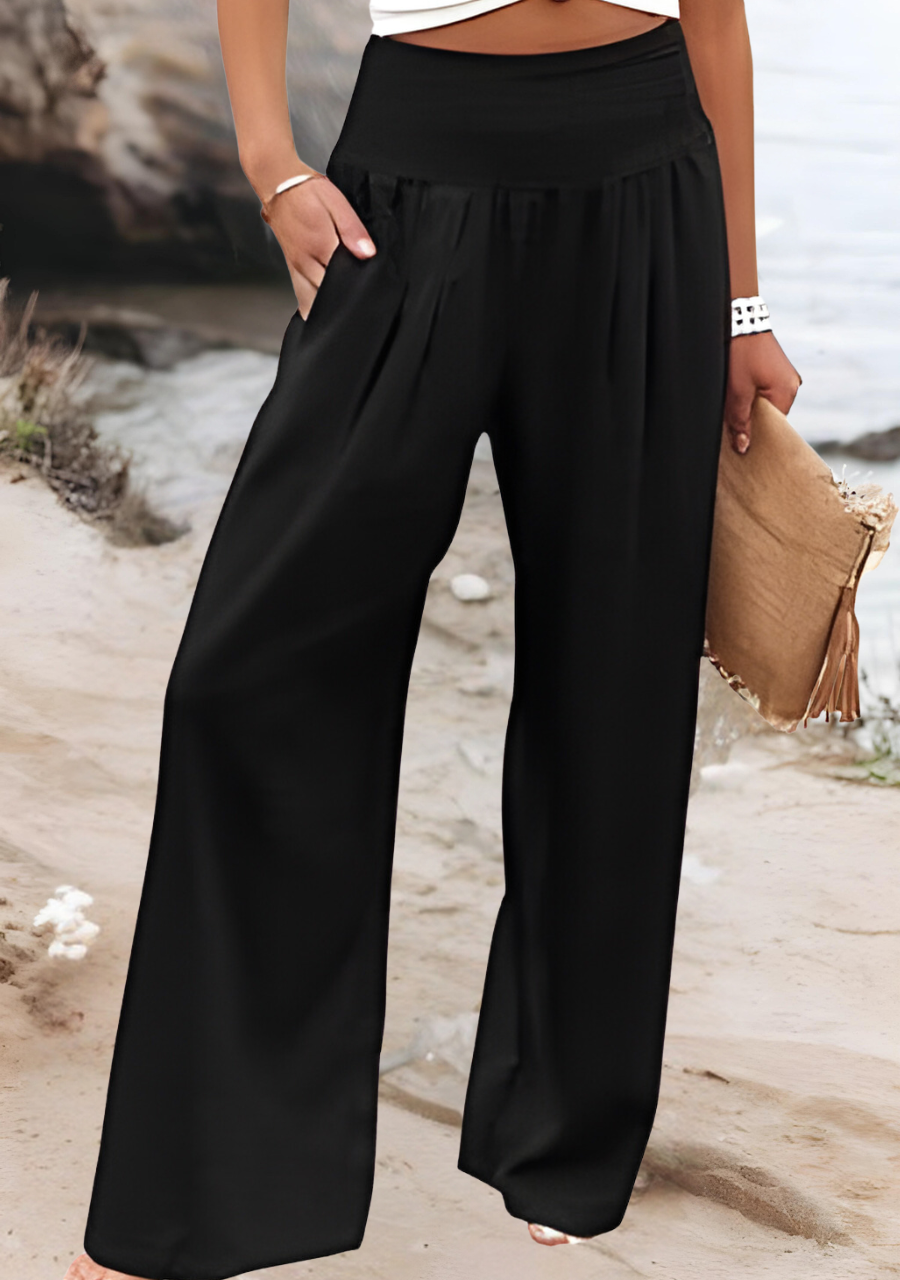 Aeloria™ | Pantalones Anchos Fluidos de Playa