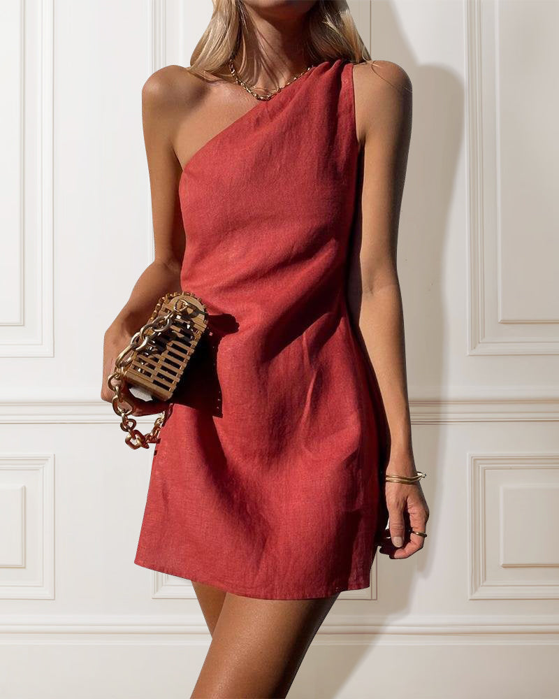 Seleni™ | Vestido Mini Halter