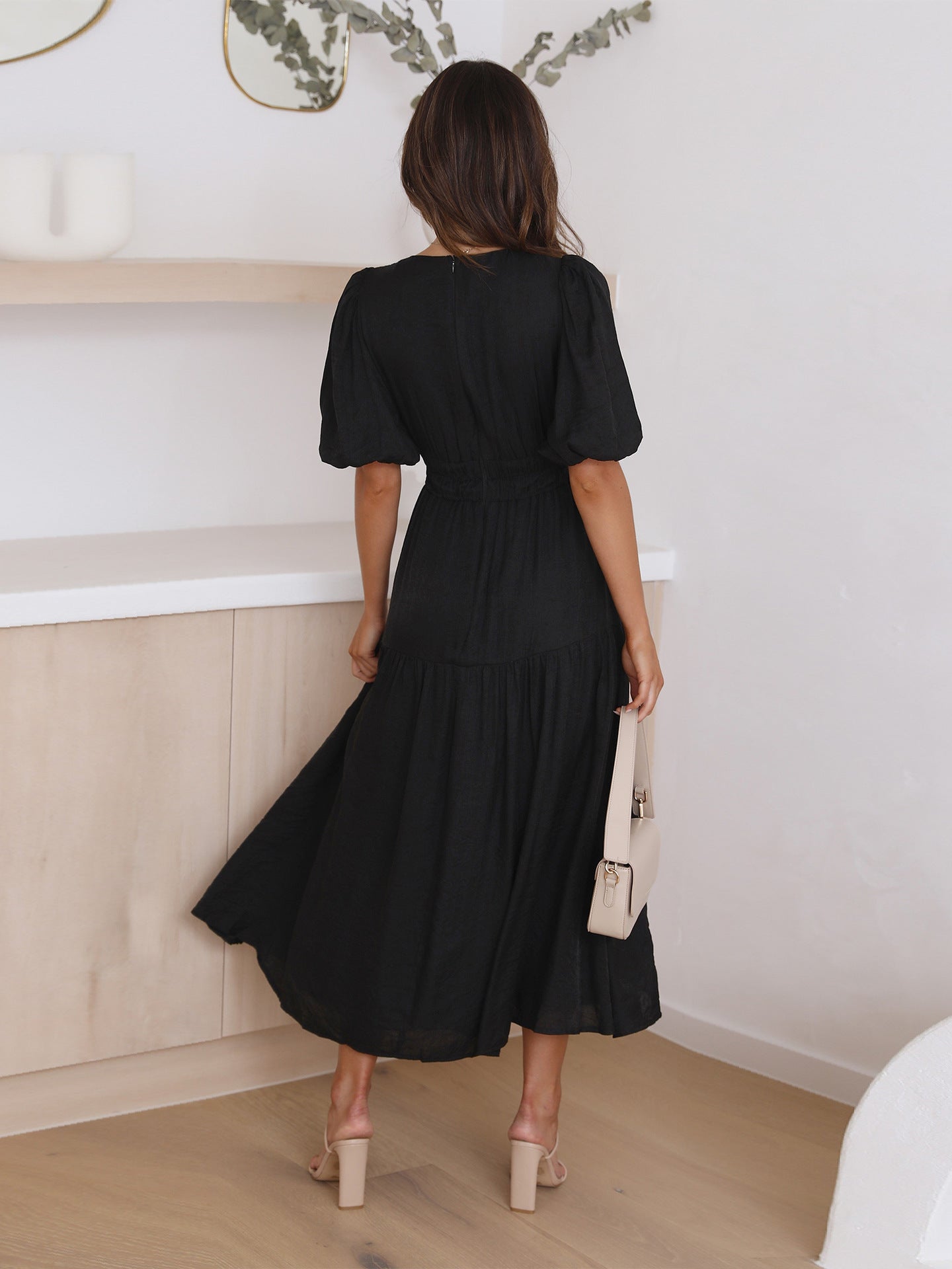 Lucilia™ | Vestido Sophisticated de Manga Abullonada (Casi Agotado)