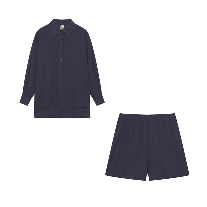 Maud | Elegante Conjunto de Camisa y Pantalones Cortos