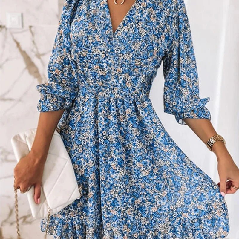 Brenelle™ | Vestido Floral Clásico