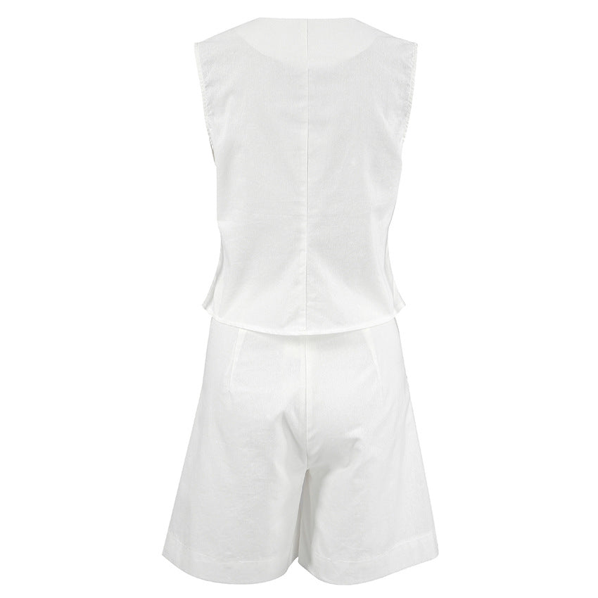 Azelia™ | Conjunto de Chaleco y Pantalones Cortos de Lujo
