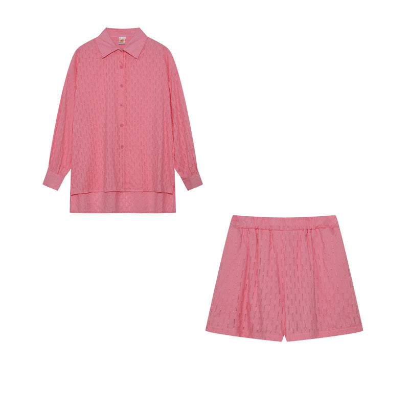Maud | Elegante Conjunto de Camisa y Pantalones Cortos