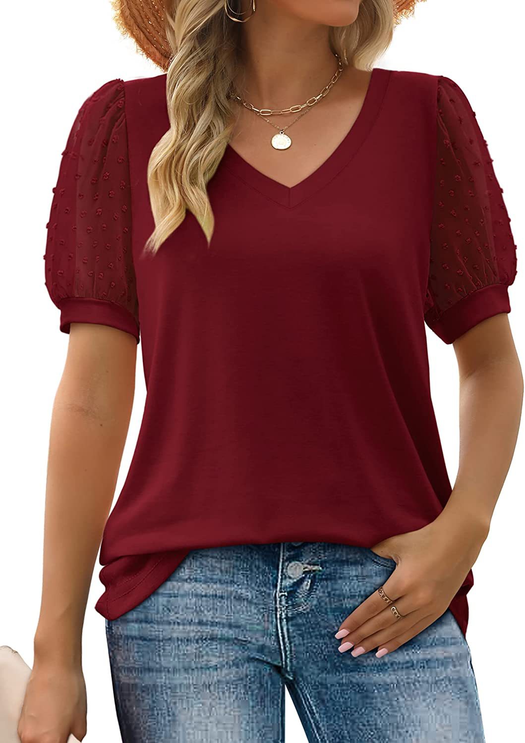 Lara | Elegante Blusa con Escote en V