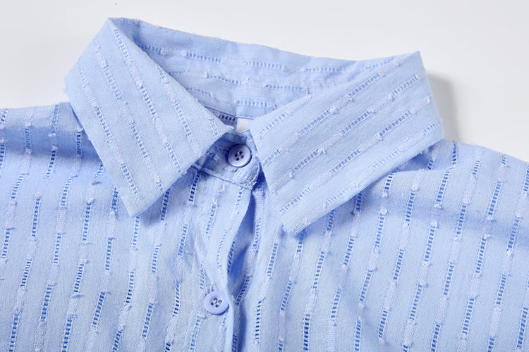 Maud | Elegante Conjunto de Camisa y Pantalones Cortos