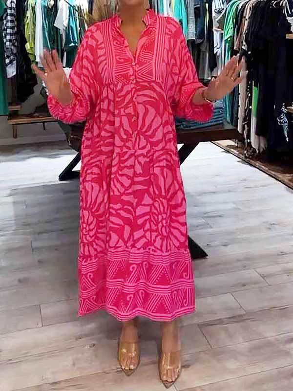 Mira | Vestido Estampado con Escote en V (Stock Limitado)