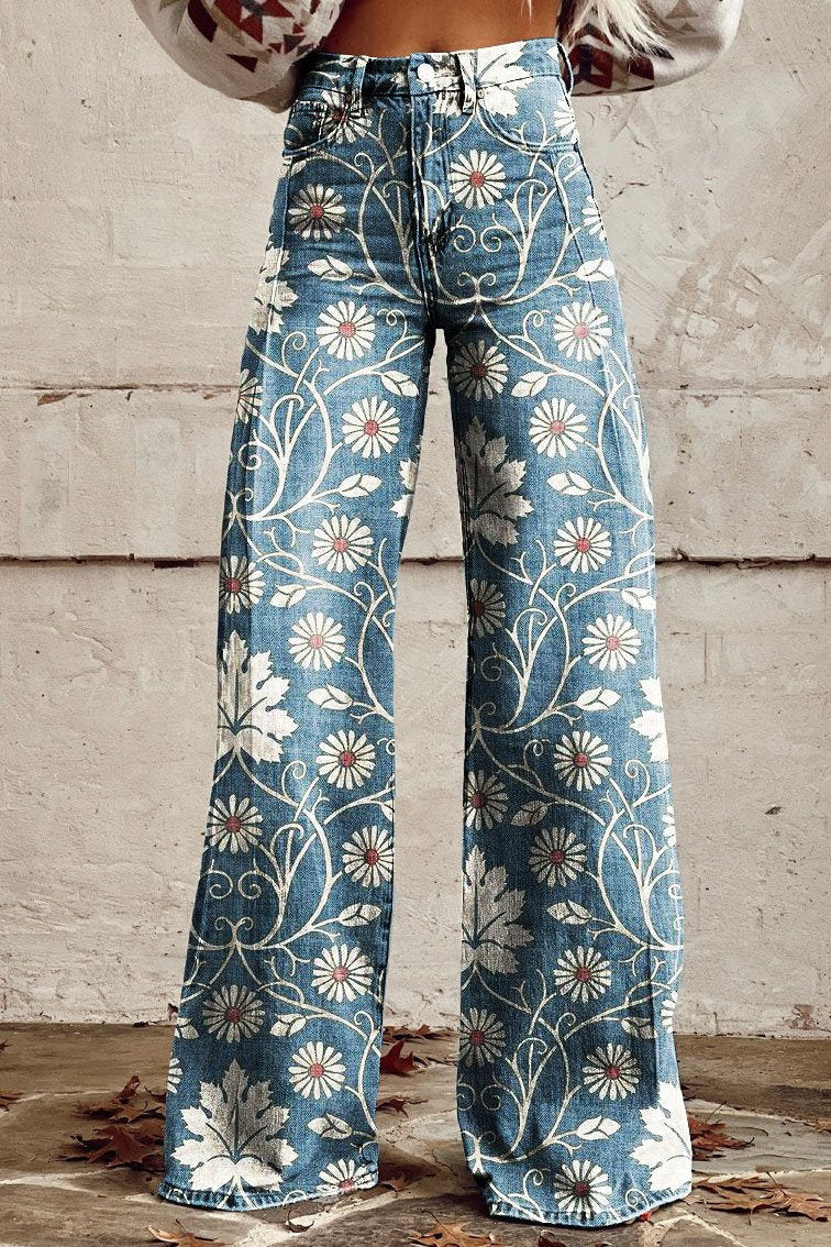 Viola | Pantalones Acampanados Vintage