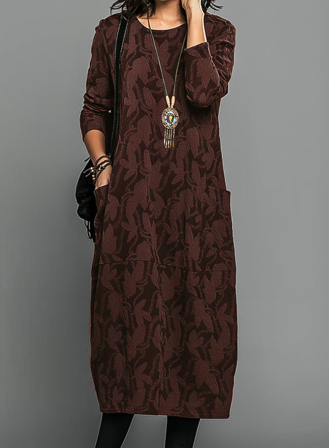 DINA | VESTIDO DE INVIERNO ELEGANTE CON CUBRIMIENTO DE VIENTRE
