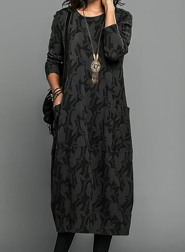 DINA | VESTIDO DE INVIERNO ELEGANTE CON CUBRIMIENTO DE VIENTRE