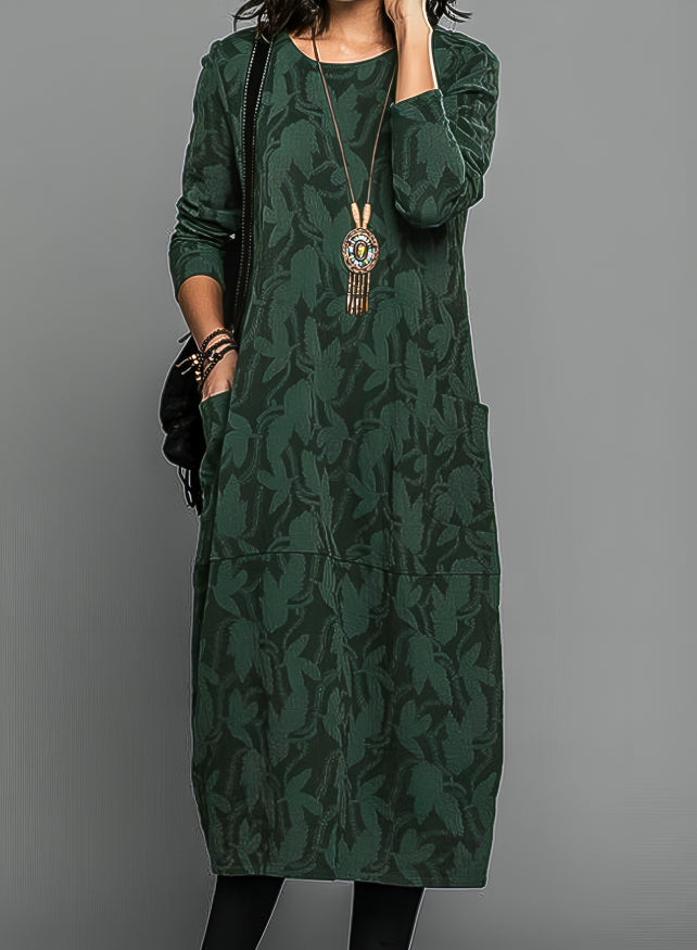 DINA | VESTIDO DE INVIERNO ELEGANTE CON CUBRIMIENTO DE VIENTRE