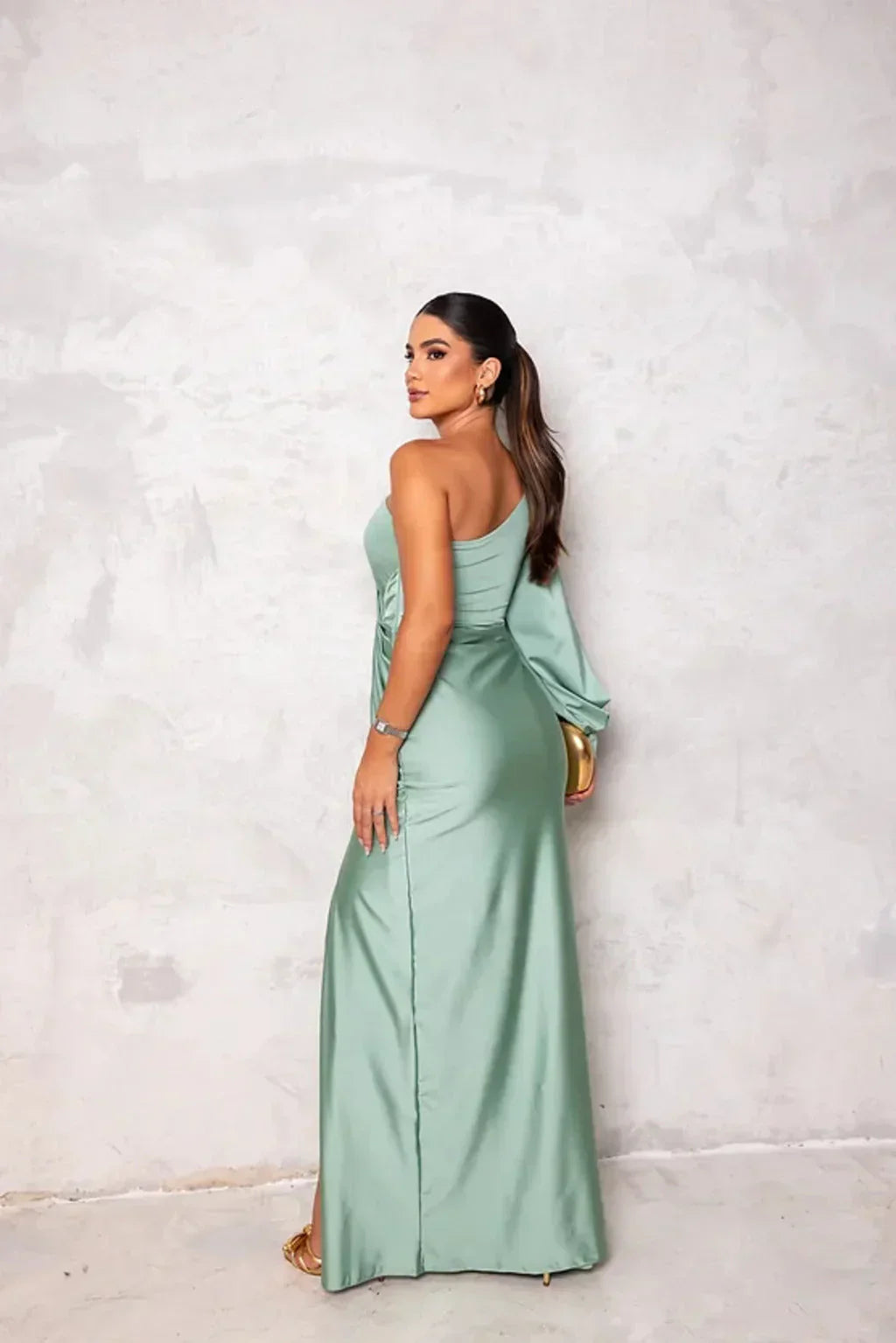 Alissia™ | Vestido Maxi Con Abertura de Lujo
