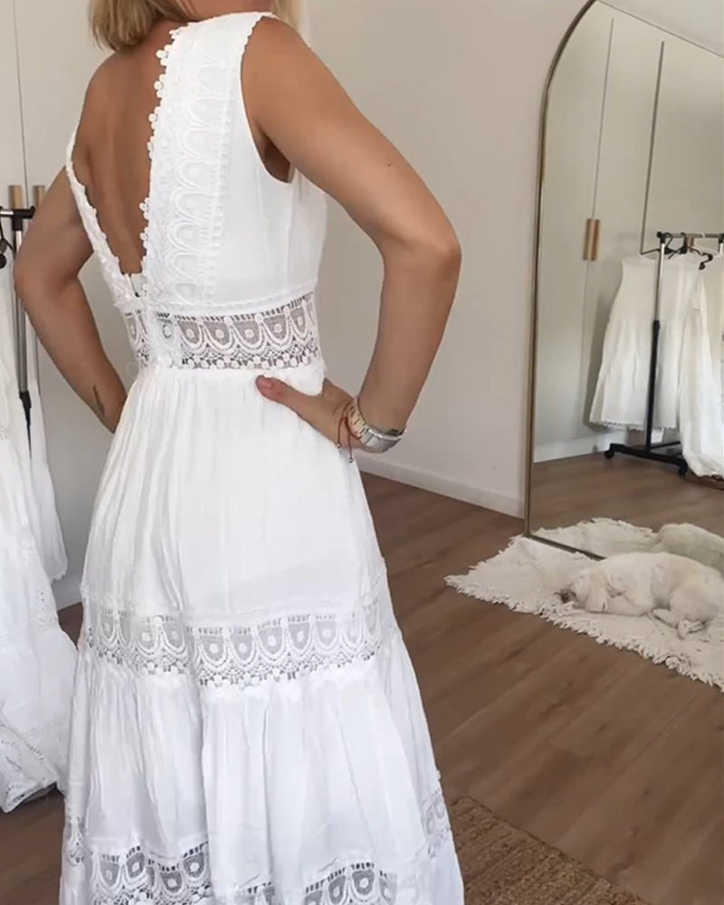 Rosabelle™ | Vestido Cami de Encaje Elegante Luxe ( Casi agotado )