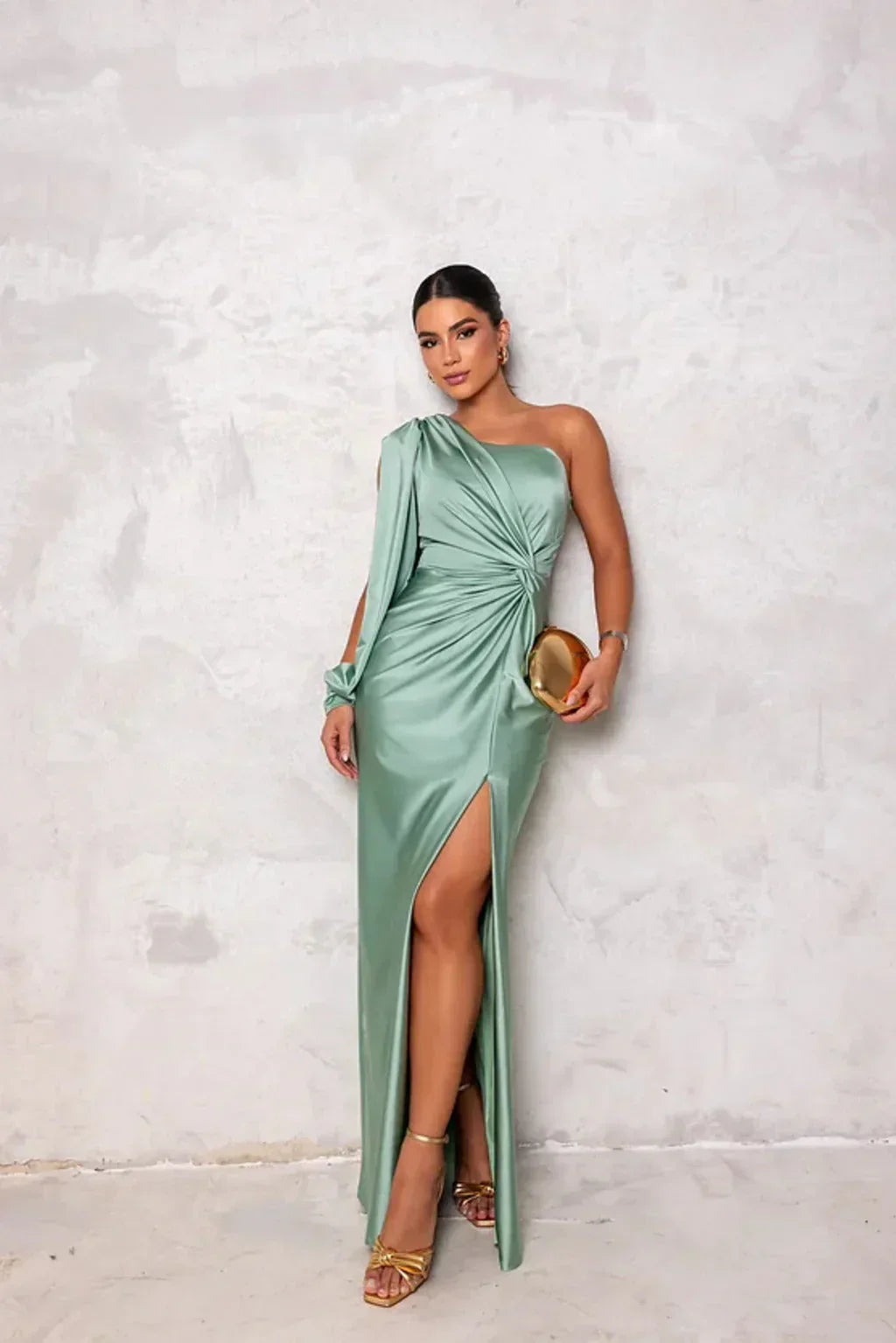 Alissia™ | Vestido Maxi Con Abertura de Lujo