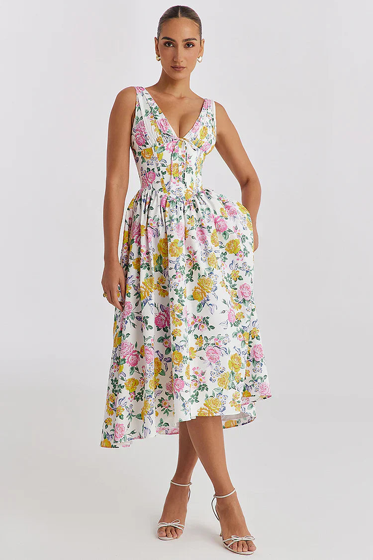 Tishara™ | Vestido Midi Elegante (Casi Agotado)