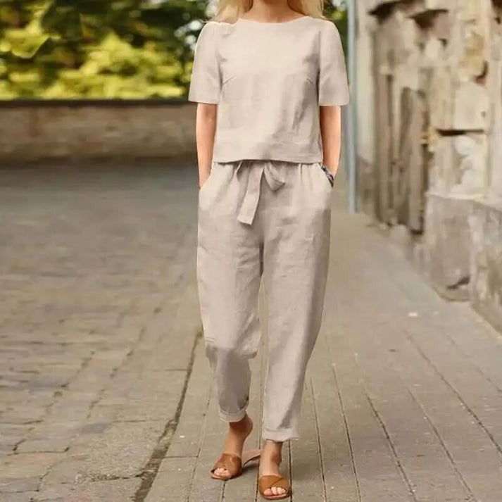 Michelle | Conjunto de Verano de Dos Piezas de Lujo