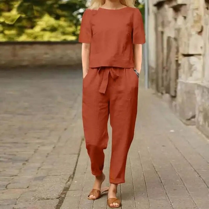 Michelle | Conjunto de Verano de Dos Piezas de Lujo