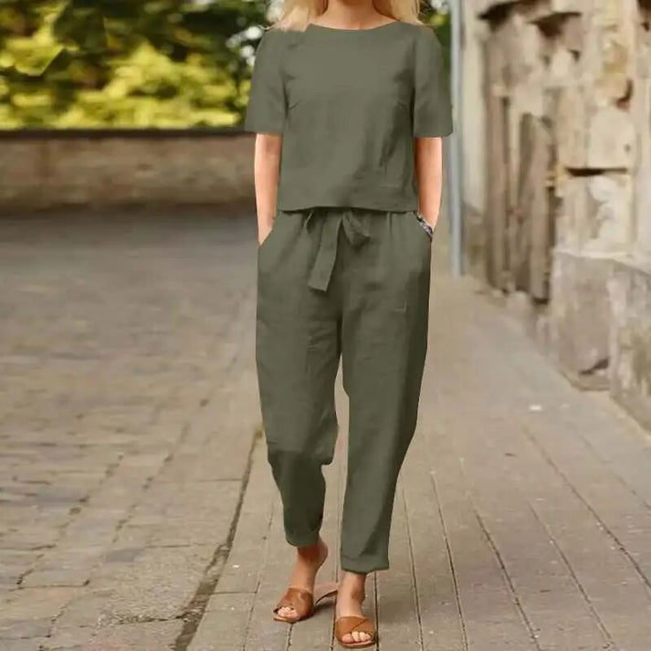 Michelle | Conjunto de Verano de Dos Piezas de Lujo