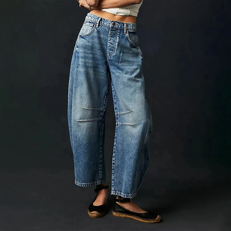 Lorim™ | Jeans de Denim de Pierna Ancha Premium