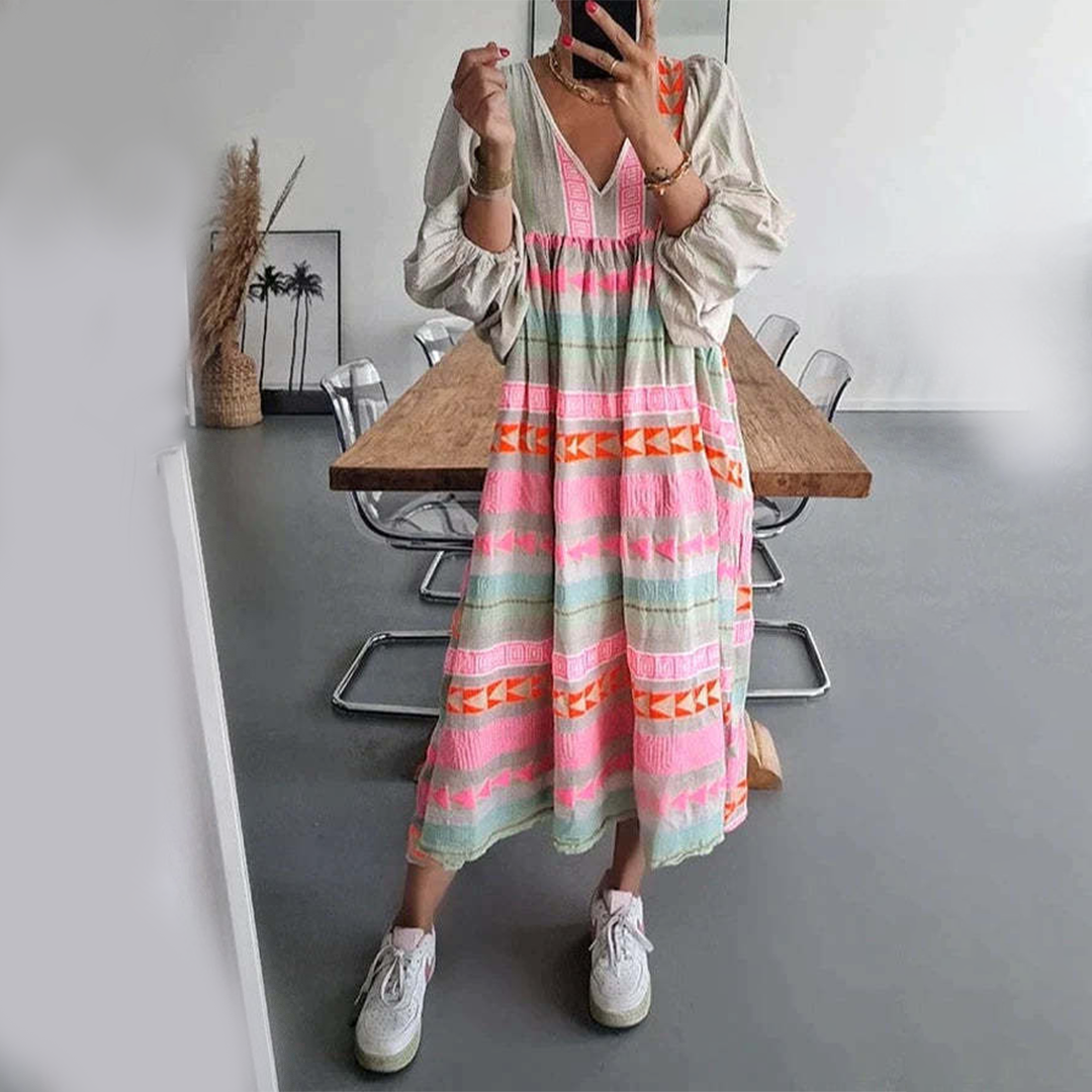 Theresia™ | Vestido Maxi Boho Chic (Casi Agotado)