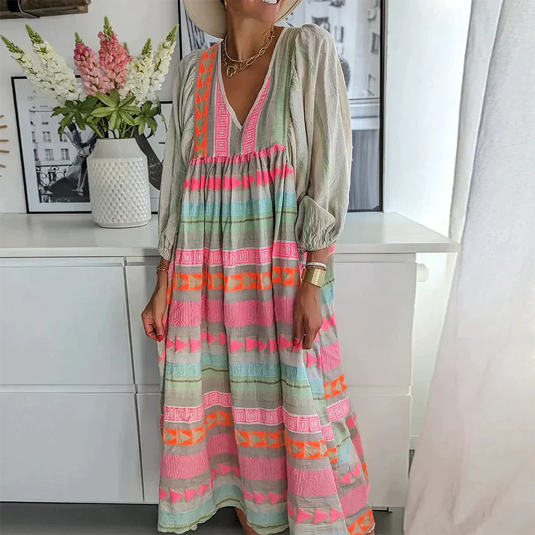 Theresia™ | Vestido Maxi Boho Chic (Casi Agotado)