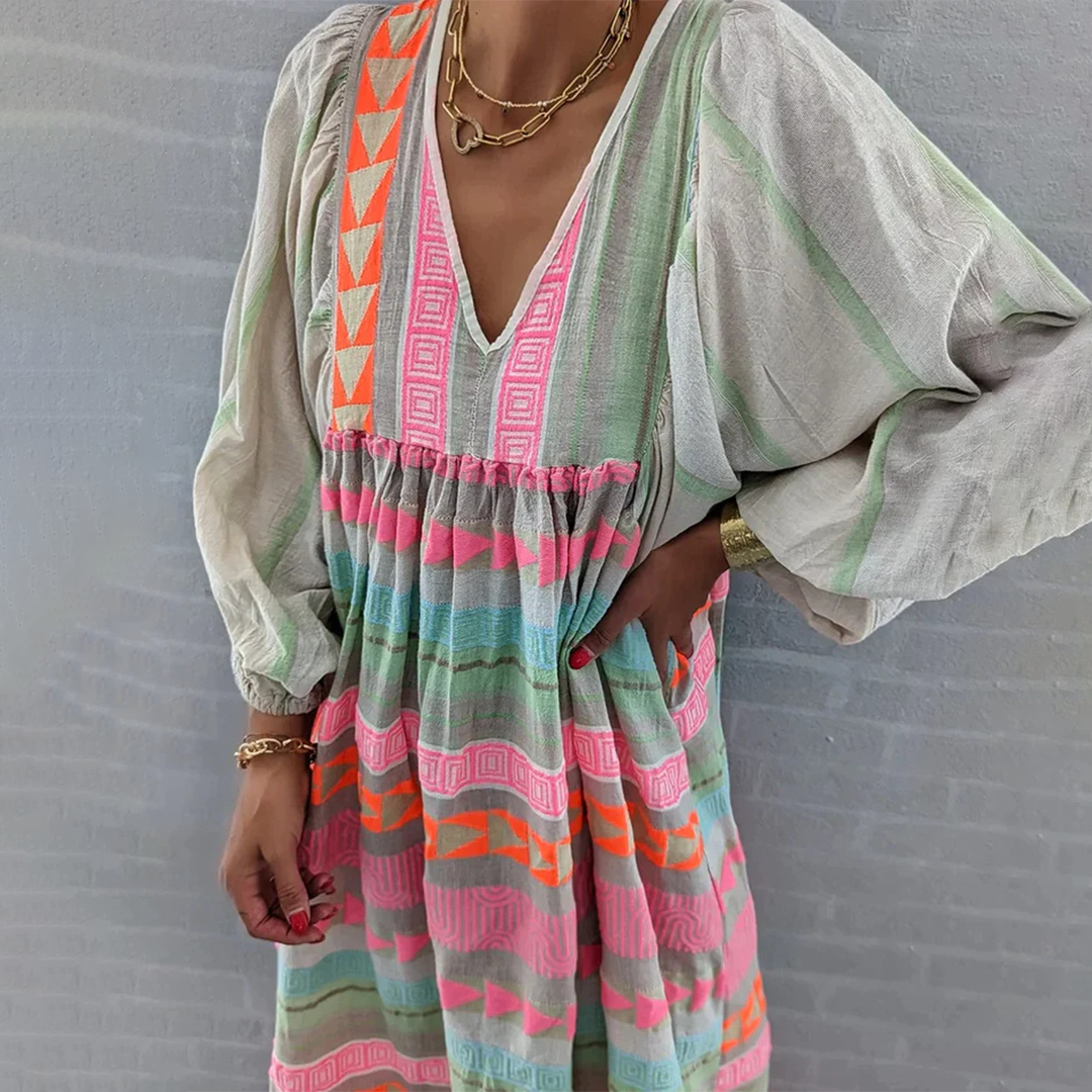 Theresia™ | Vestido Maxi Boho Chic (Casi Agotado)