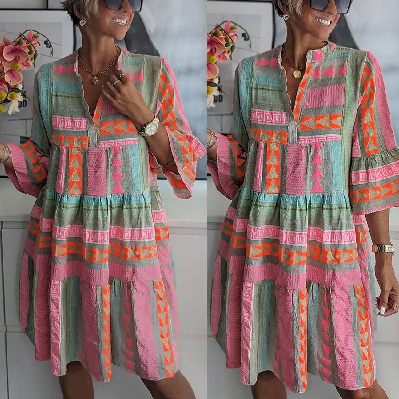 Kiki | Elegante Vestido Midi de Primavera (Stock Limitado)