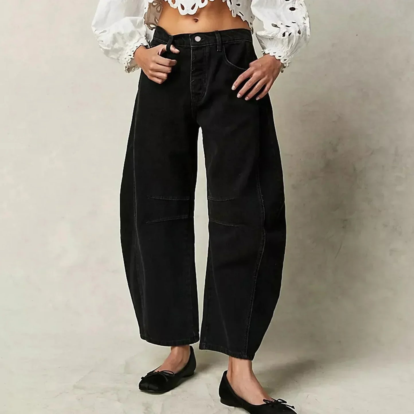 Lorim™ | Jeans de Denim de Pierna Ancha Premium