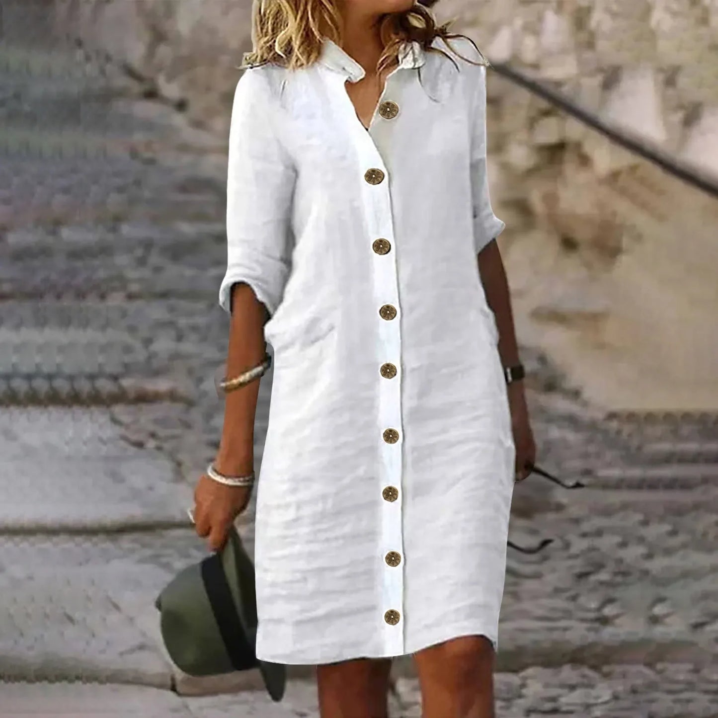 Bryn | Vestido Corto Elegante con Cobertura de Barriga