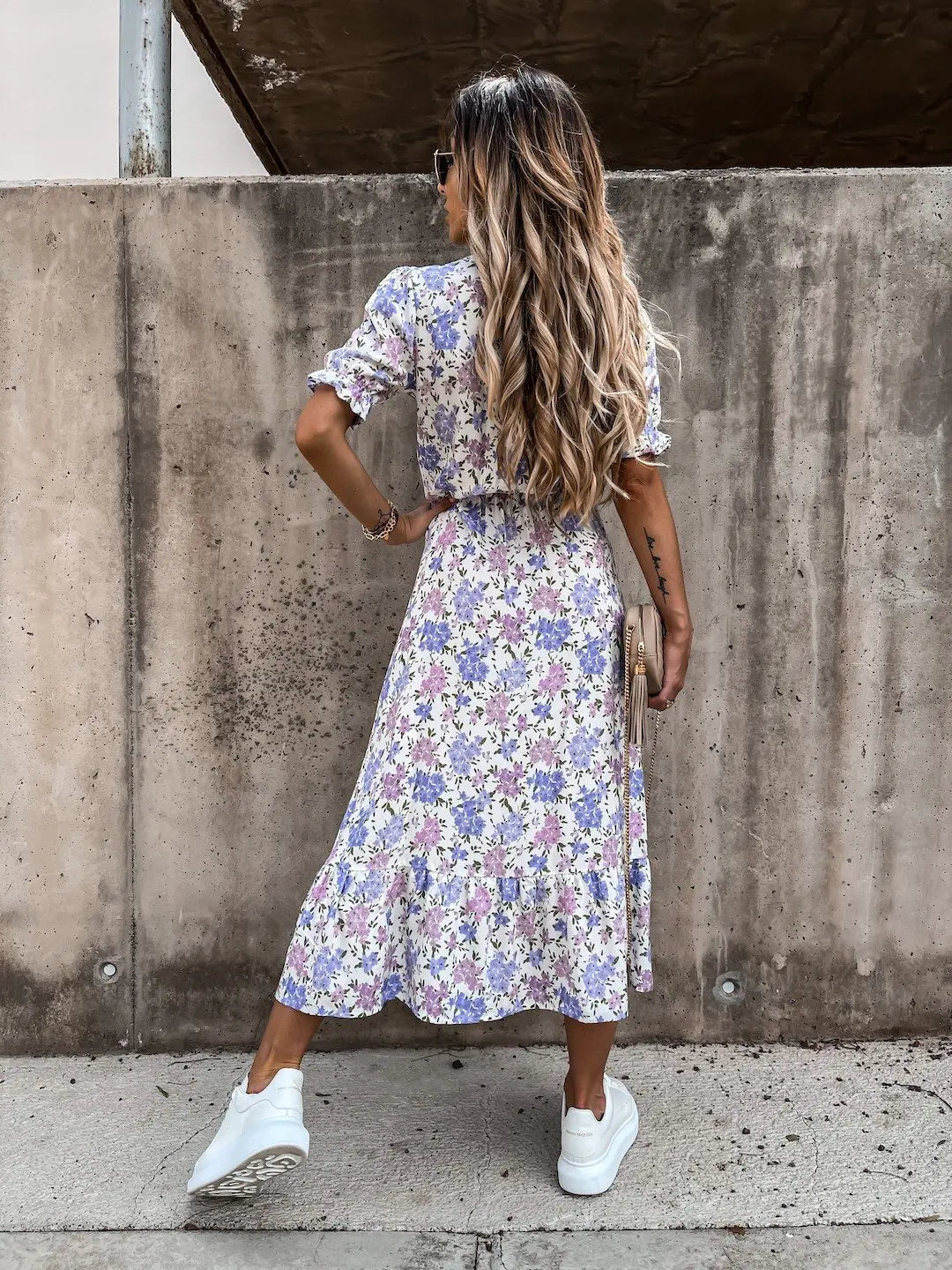 Nailisse™ | Vestido Clásico con Encanto Floral ( Casi Agotado )