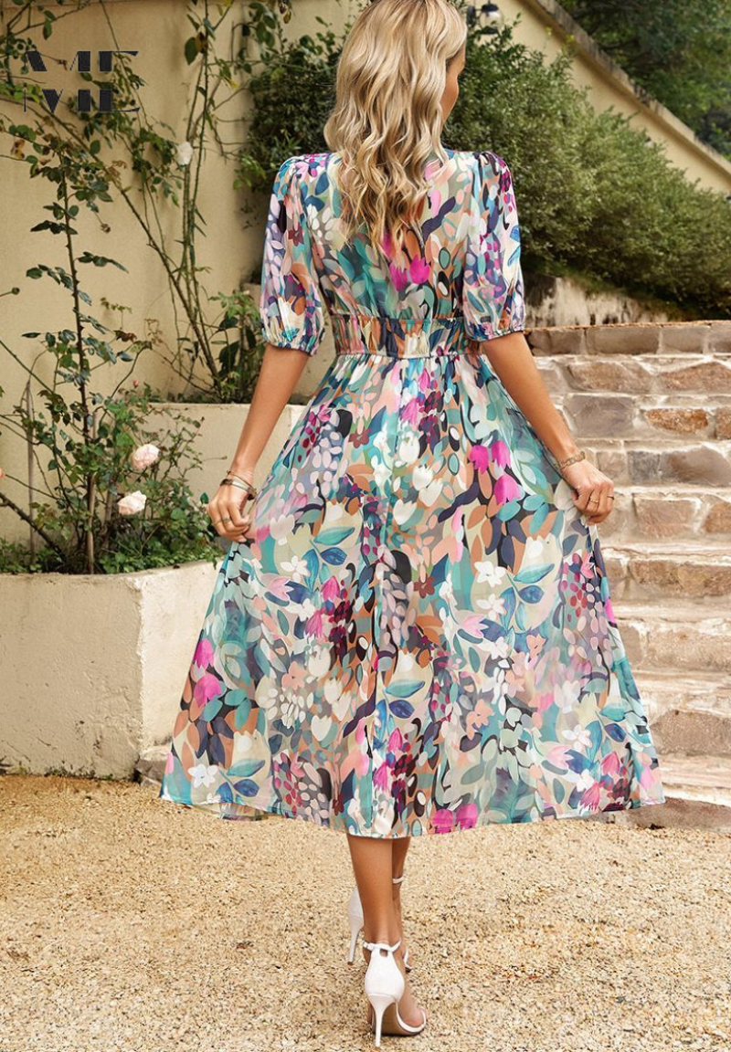 Shanielle™ | Vestido Midi Atemporal Luxe ( Casi agotado )