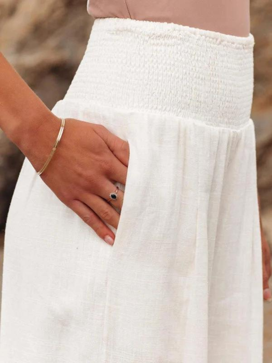 Aeloria™ | Pantalones Anchos Fluidos de Playa