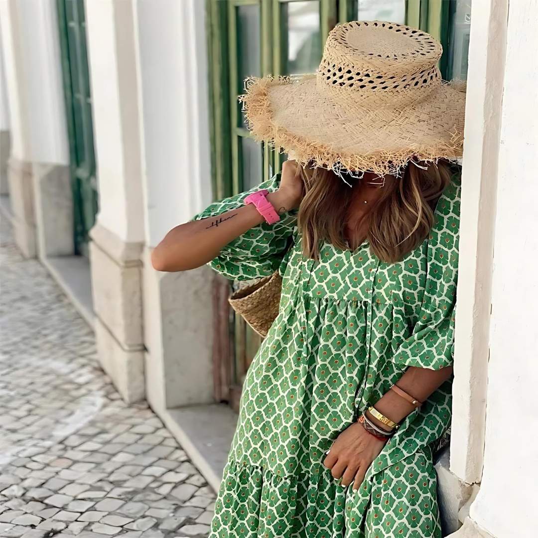 Sharon – Vestido Largo Floral