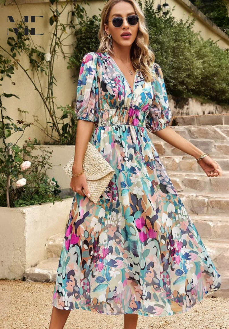 Shanielle™ | Vestido Midi Atemporal Luxe ( Casi agotado )