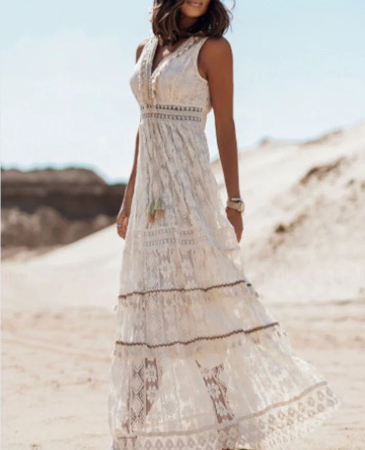 Nina | Vestido Bohemio de Lujo (Stock Limitado)