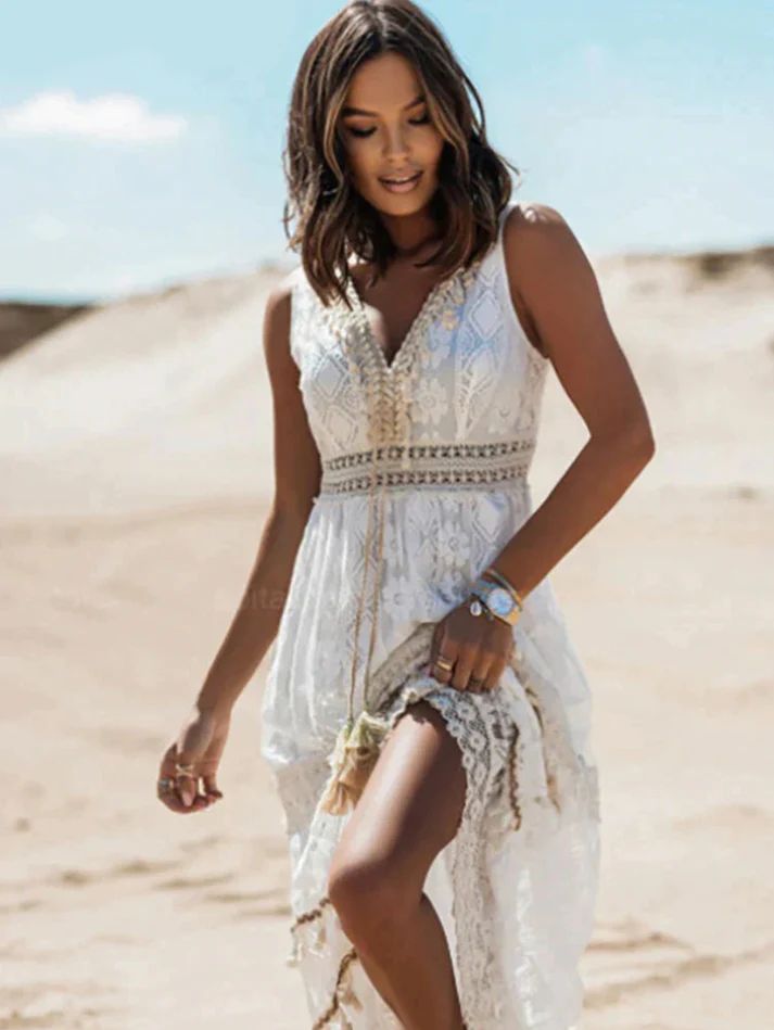 Nina | Vestido Bohemio de Lujo (Stock Limitado)