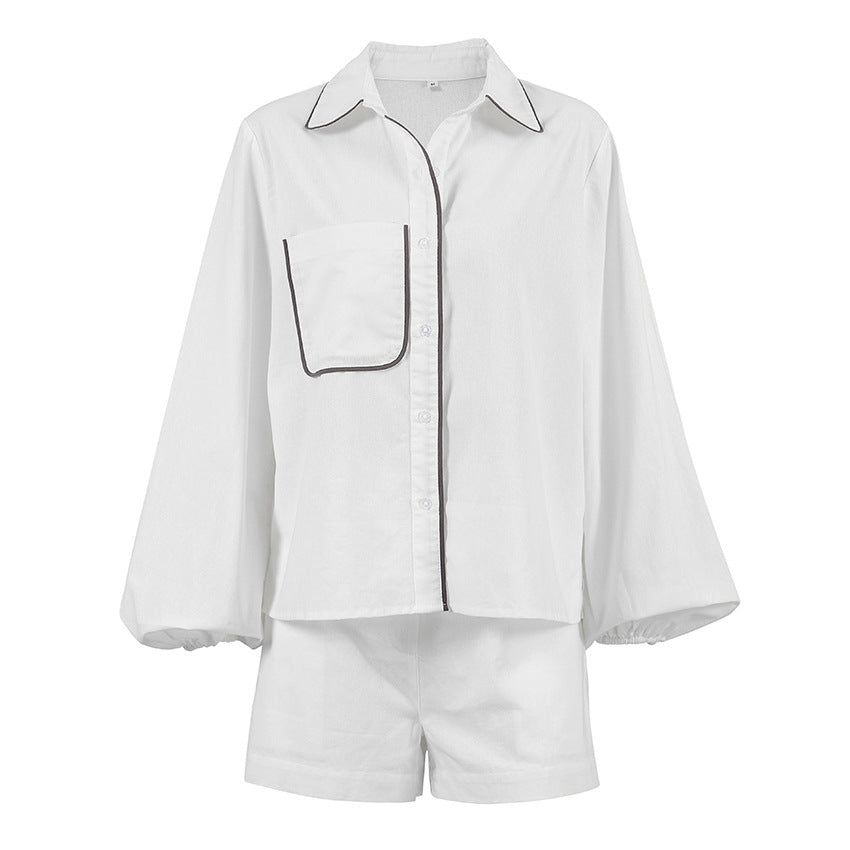Meri™ | Conjunto de Camisa con Cinturón de Lujo