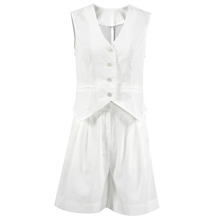 Azelia™ | Conjunto de Chaleco y Pantalones Cortos de Lujo