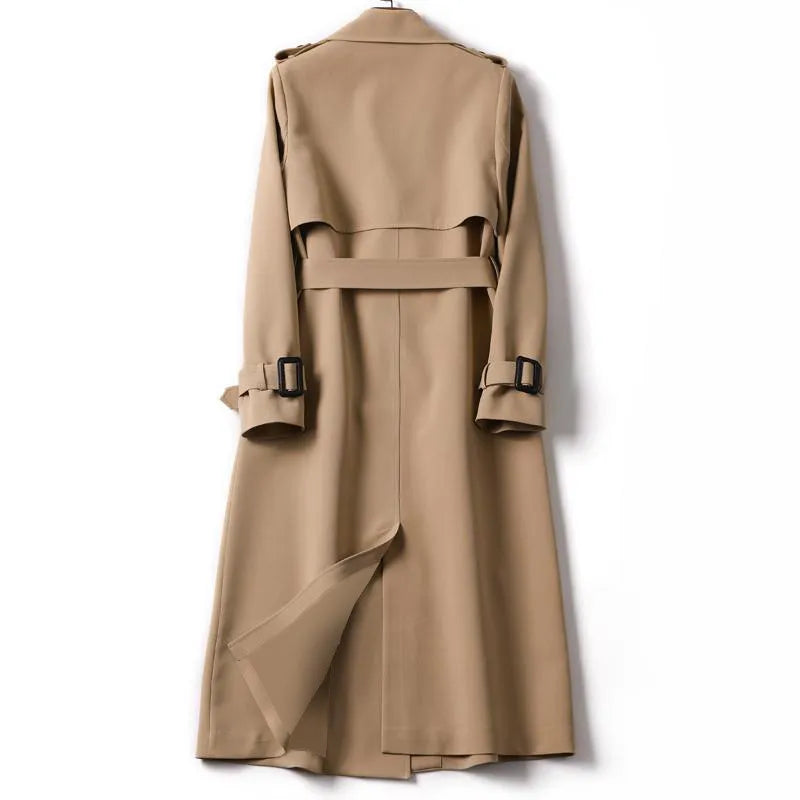 Rabiya™ | Abrigo Trench Clásico de Lujo
