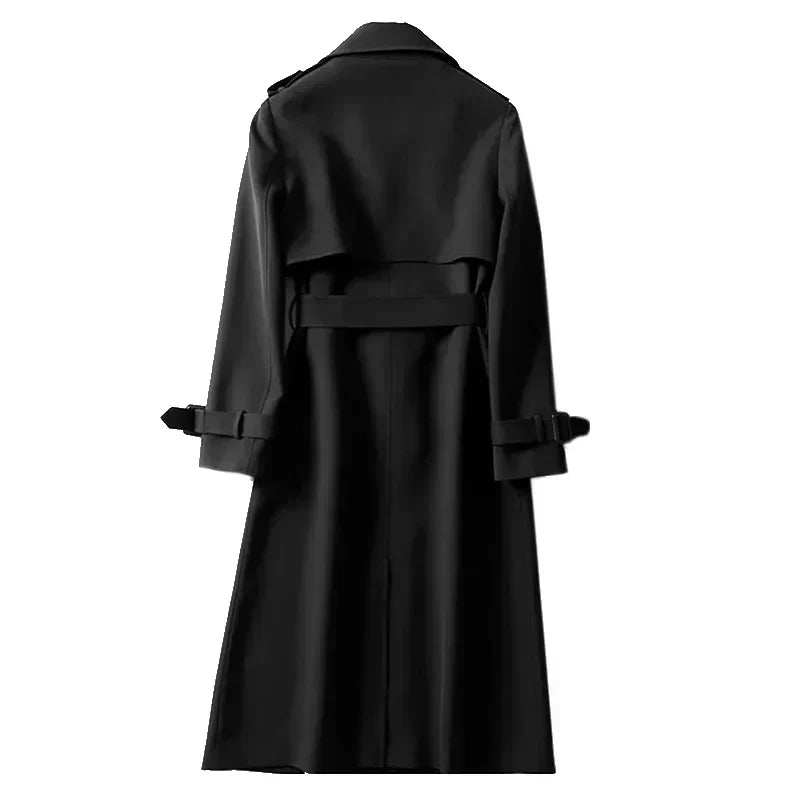 Rabiya™ | Abrigo Trench Clásico de Lujo