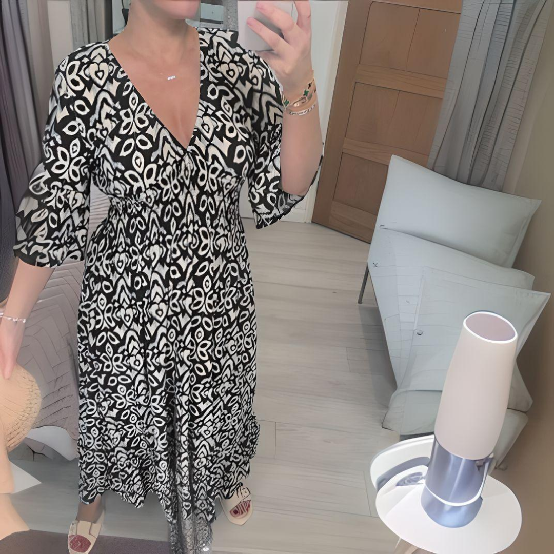 Victoria™ - Vestido Boho Impreso