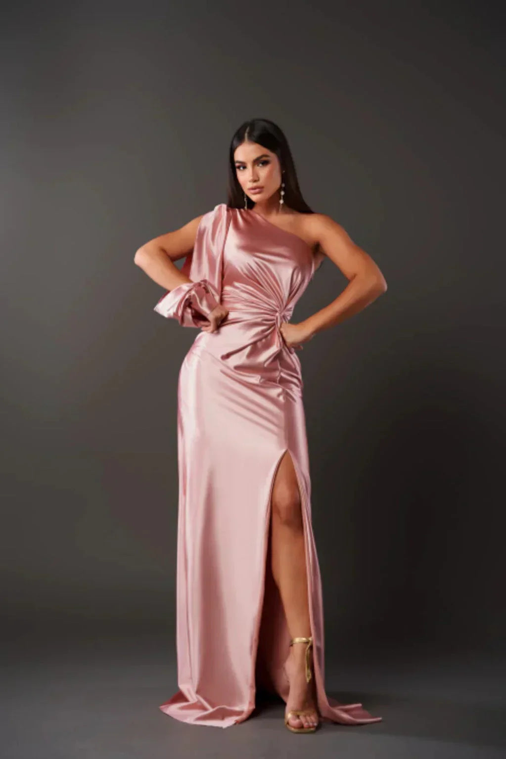 Alissia™ | Vestido Maxi Con Abertura de Lujo