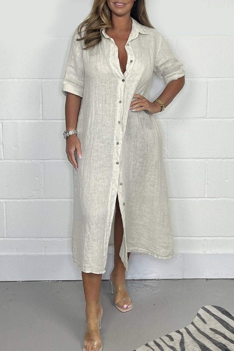 Sorielle™ | Vestido Camisa Luxe (Casi Agotado)