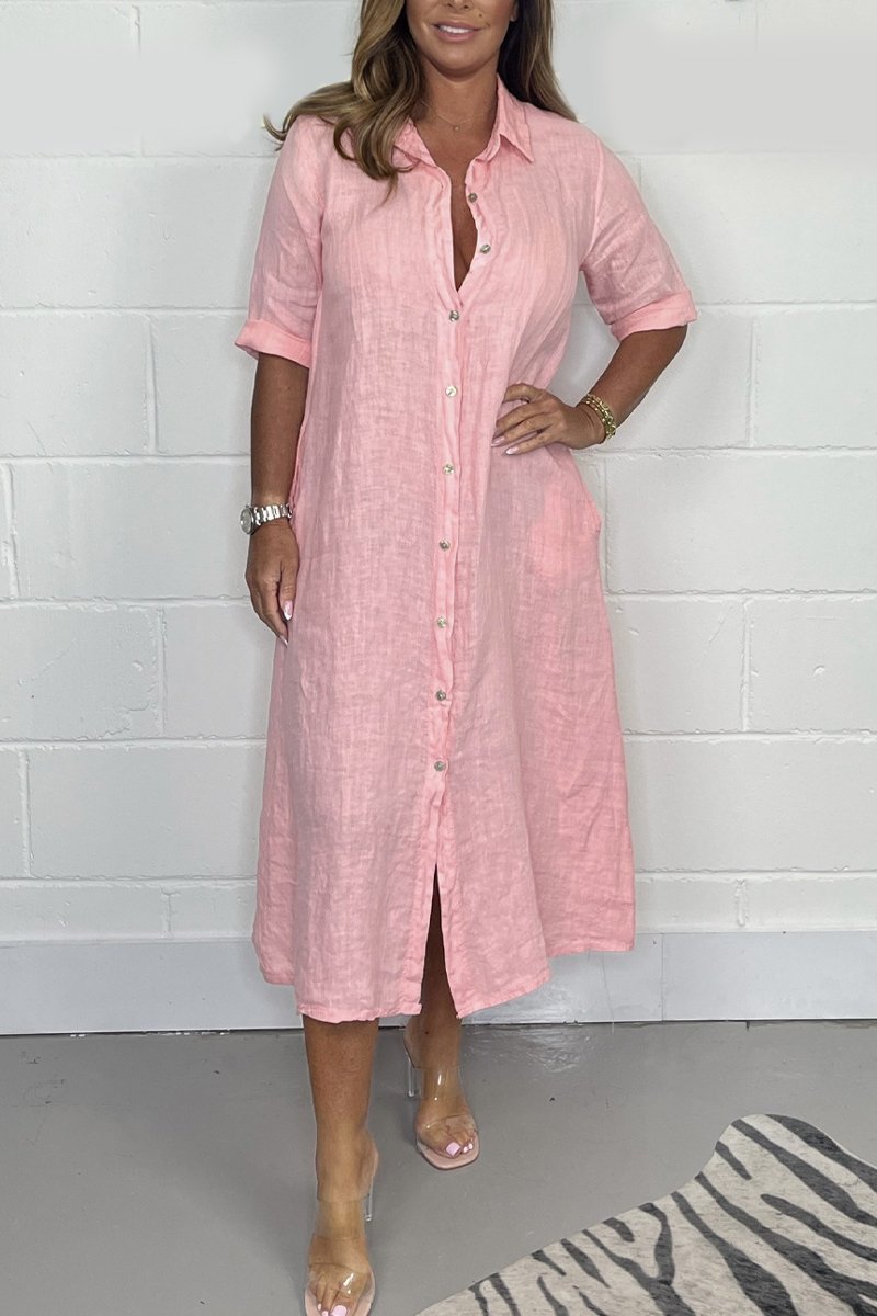 Sorielle™ | Vestido Camisa Luxe (Casi Agotado)