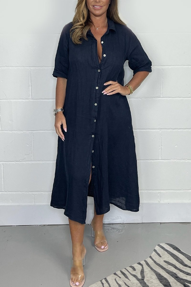 Sorielle™ | Vestido Camisa Luxe (Casi Agotado)