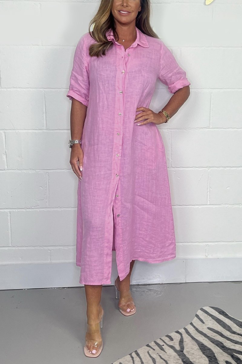Sorielle™ | Vestido Camisa Luxe (Casi Agotado)