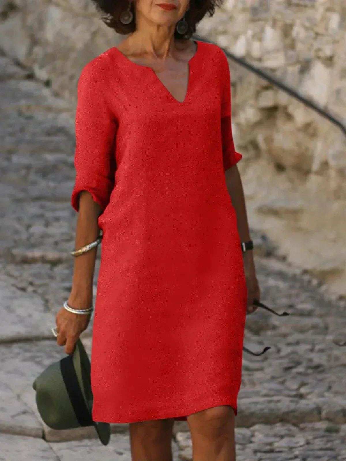 Josette™ | Elegante vestido con escote en V